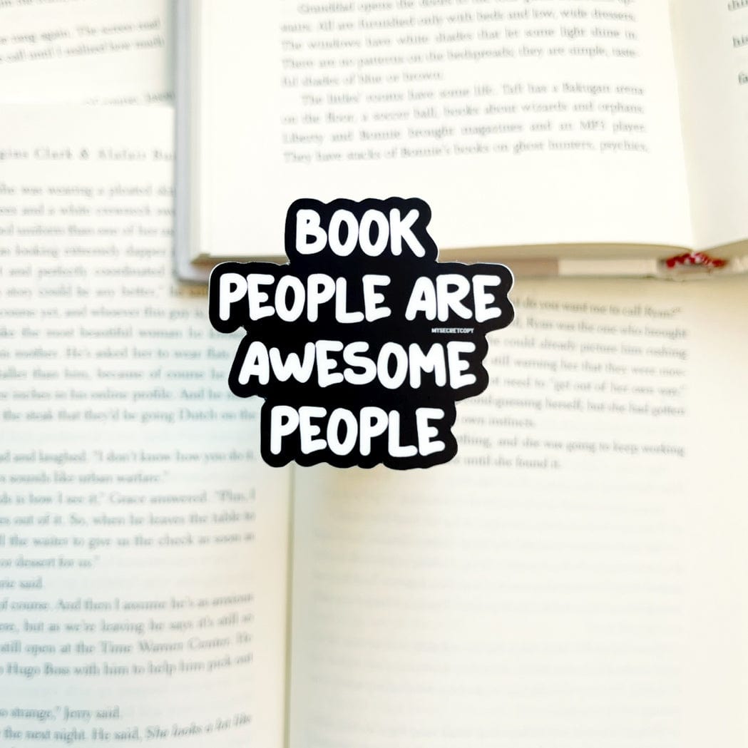 Mini Book People Are Awesome Sticker