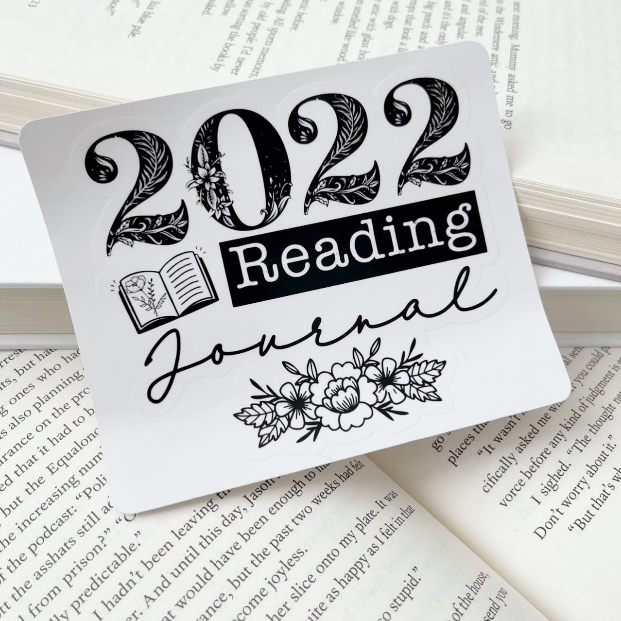 2022 Reading Journal Sticker