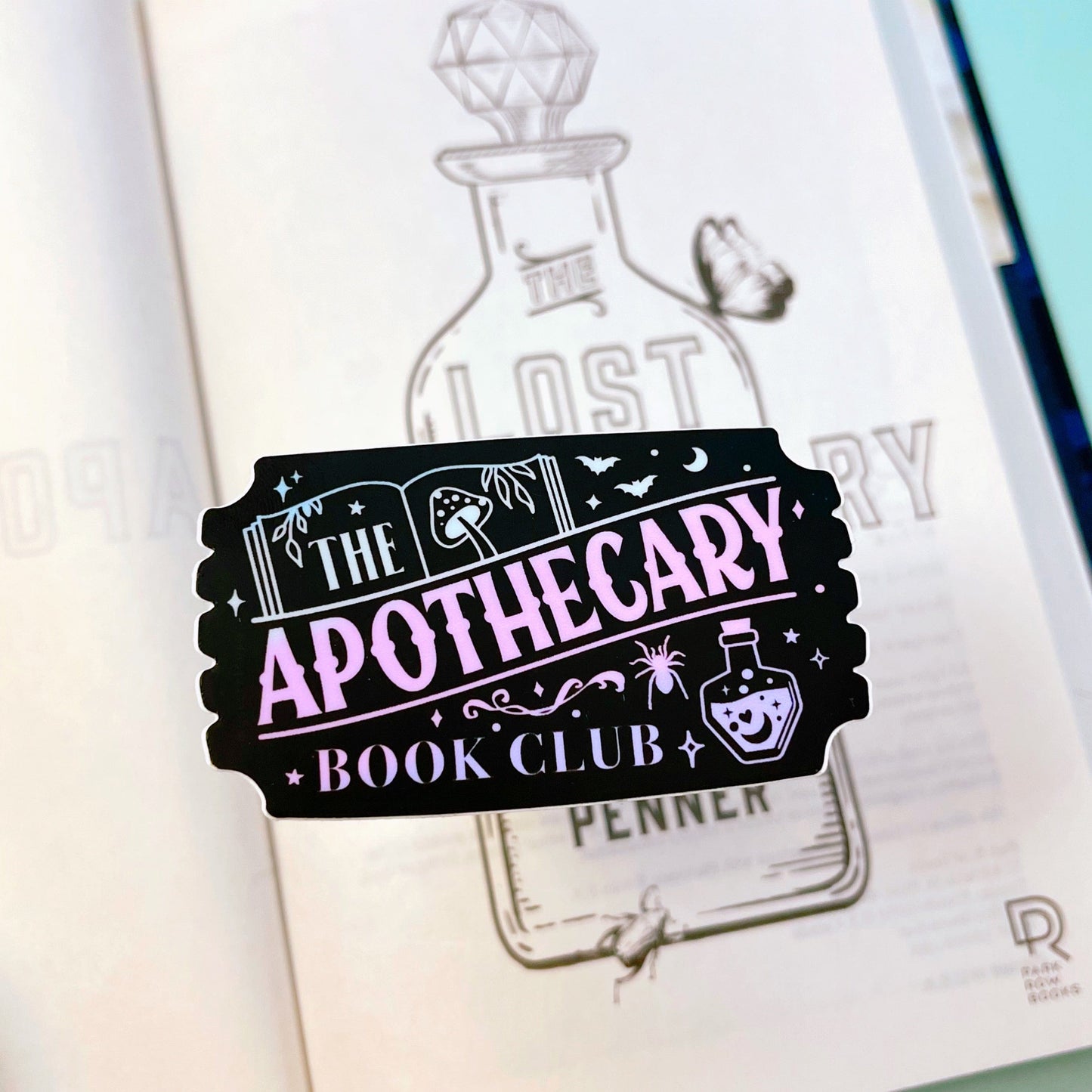 The Apothecary Book Club Sticker