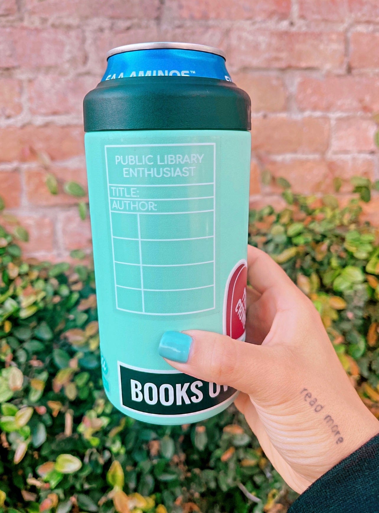 Transparent Library Enthusiast Sticker