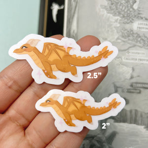 Gold Dragon Sticker