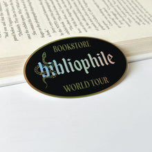 Load image into Gallery viewer, Bibliophile Bookstore World Holographic Sticker
