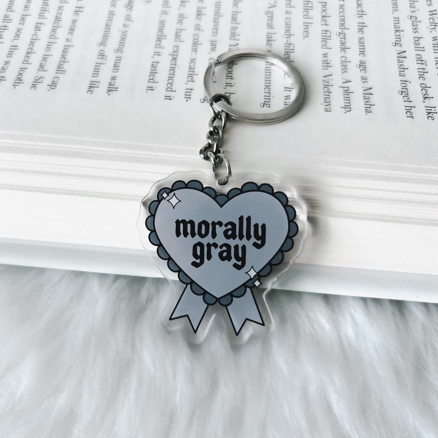 Morally Gray Keychain