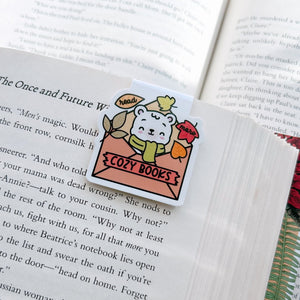 Read More Cozy Books Magnetic Bookmark