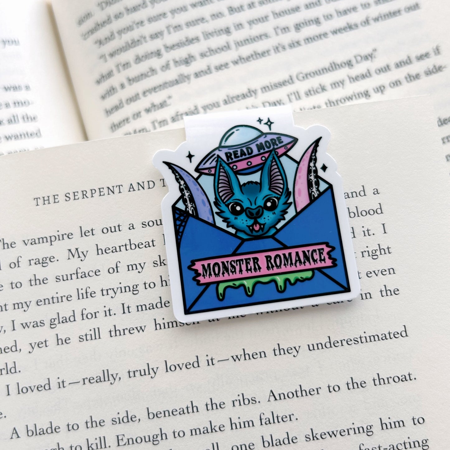 Read More Monster Romance Magnetic Bookmark