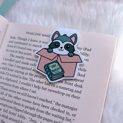 Stay Trashy Magnetic Bookmark