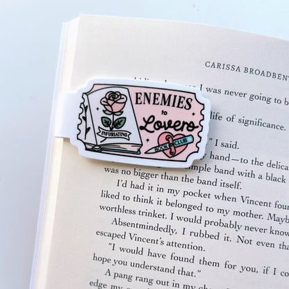 Enemies to Lovers Book Club Magnetic Bookmark