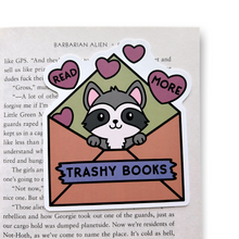 Load image into Gallery viewer, 4” Read More Trashy Books Bookmark
