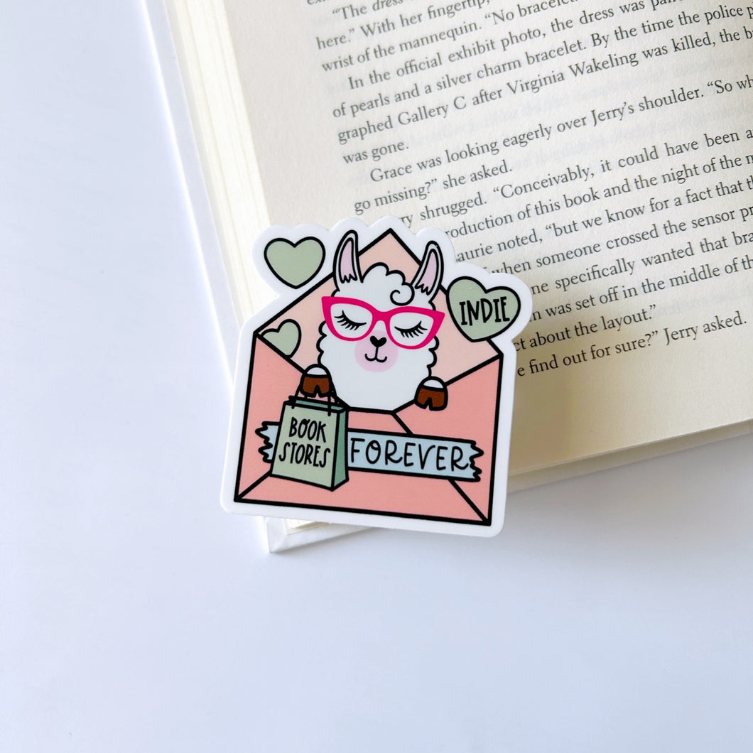 Indie Bookstores Forever Sticker