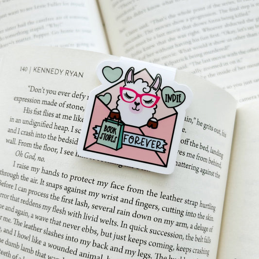Indie Bookstores Forever Magnetic Bookmark
