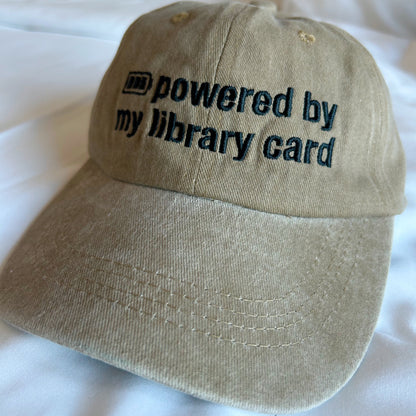 Powered by my Library Card Hat