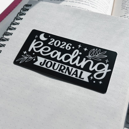 Floral 2026 Reading Journal Sticker