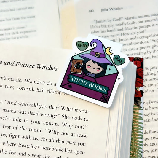 Read More Witchy Books Magnetic Bookmark