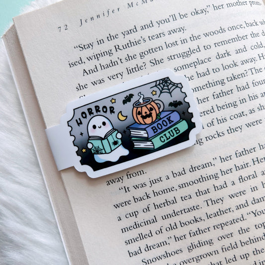 Horror Book Club Magnetic Bookmark