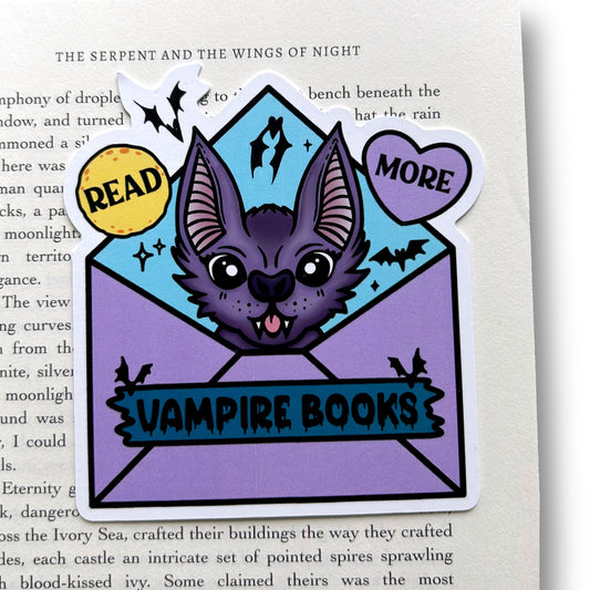 4” Read More Vampire Books Bookmark