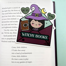 Load image into Gallery viewer, 4” Read More Witchy Books Bookmark
