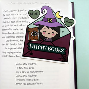 4” Read More Witchy Books Bookmark