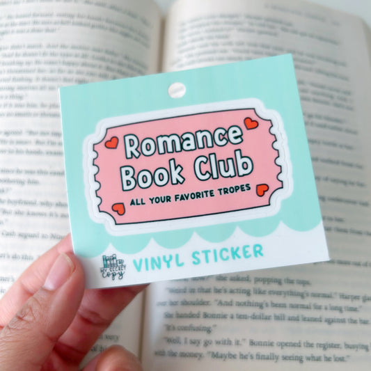 Misprint Romance Book Club Sticker