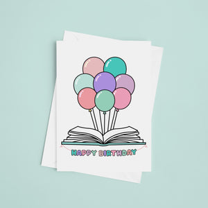 Happy Birthday Balloons Greeting Card