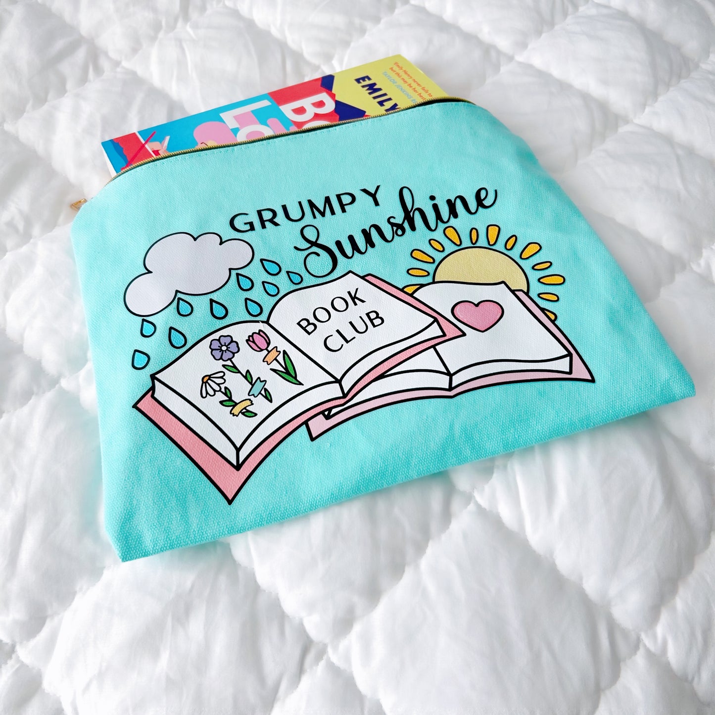 Grumpy Sunshine Zipper Bag