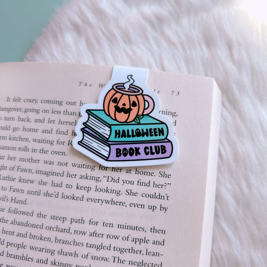 Halloween Book Club Magnetic Bookmark