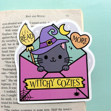Load image into Gallery viewer, 4” Read More Witchy Cozies Bookmark
