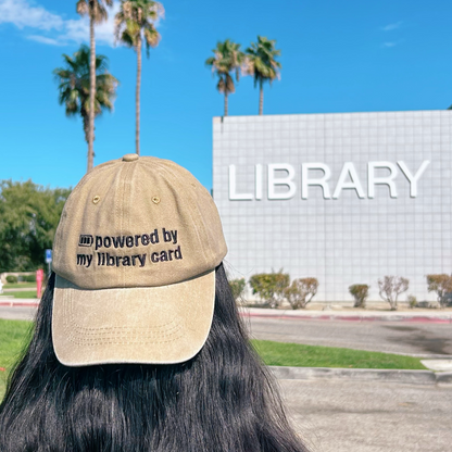 Powered by my Library Card Hat