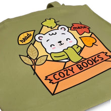 Load image into Gallery viewer, Read More Cozy Books Canvas Tote Bag
