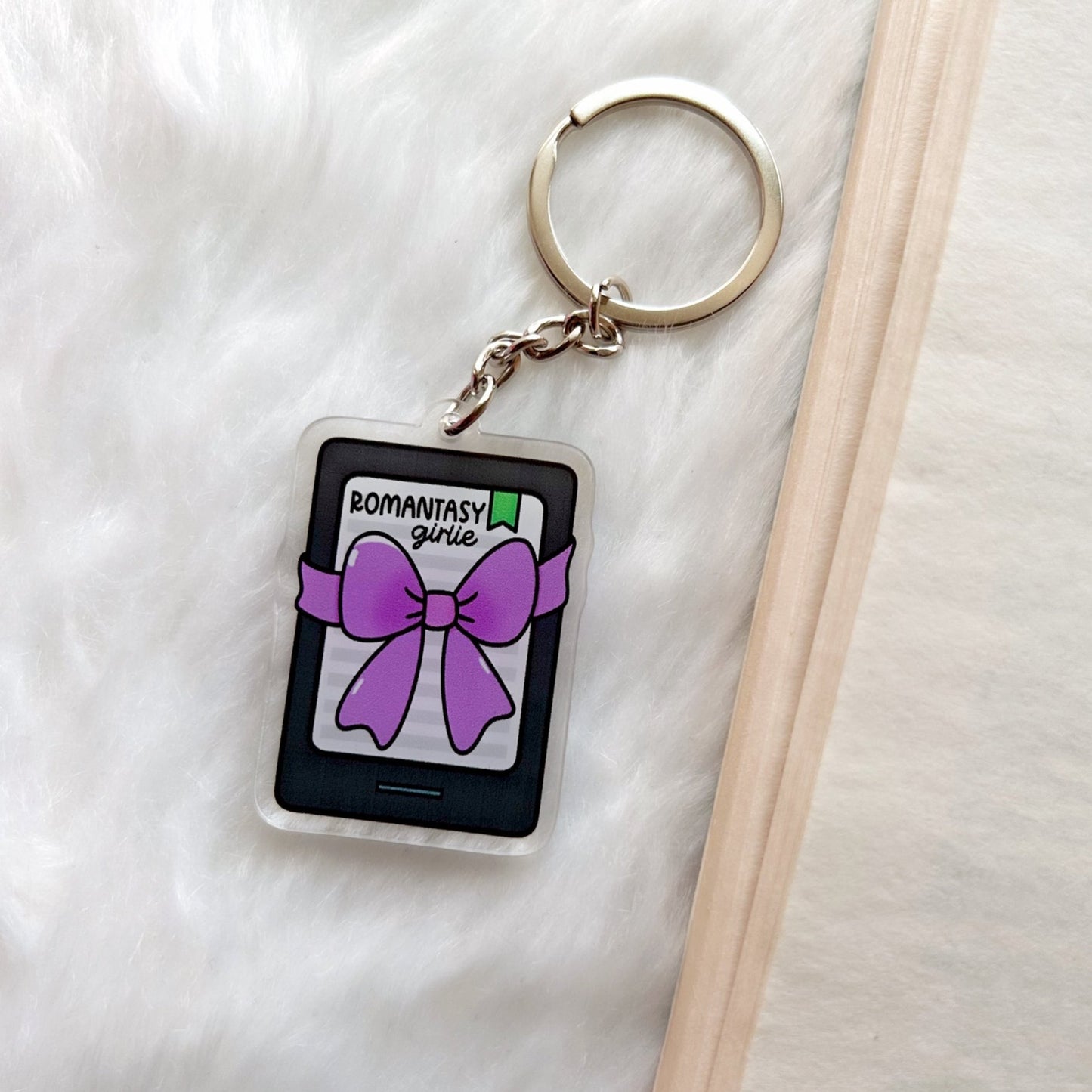 Romantasy Girlie Keychain