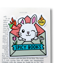Load image into Gallery viewer, 4” Read More Spicy Books Bookmark

