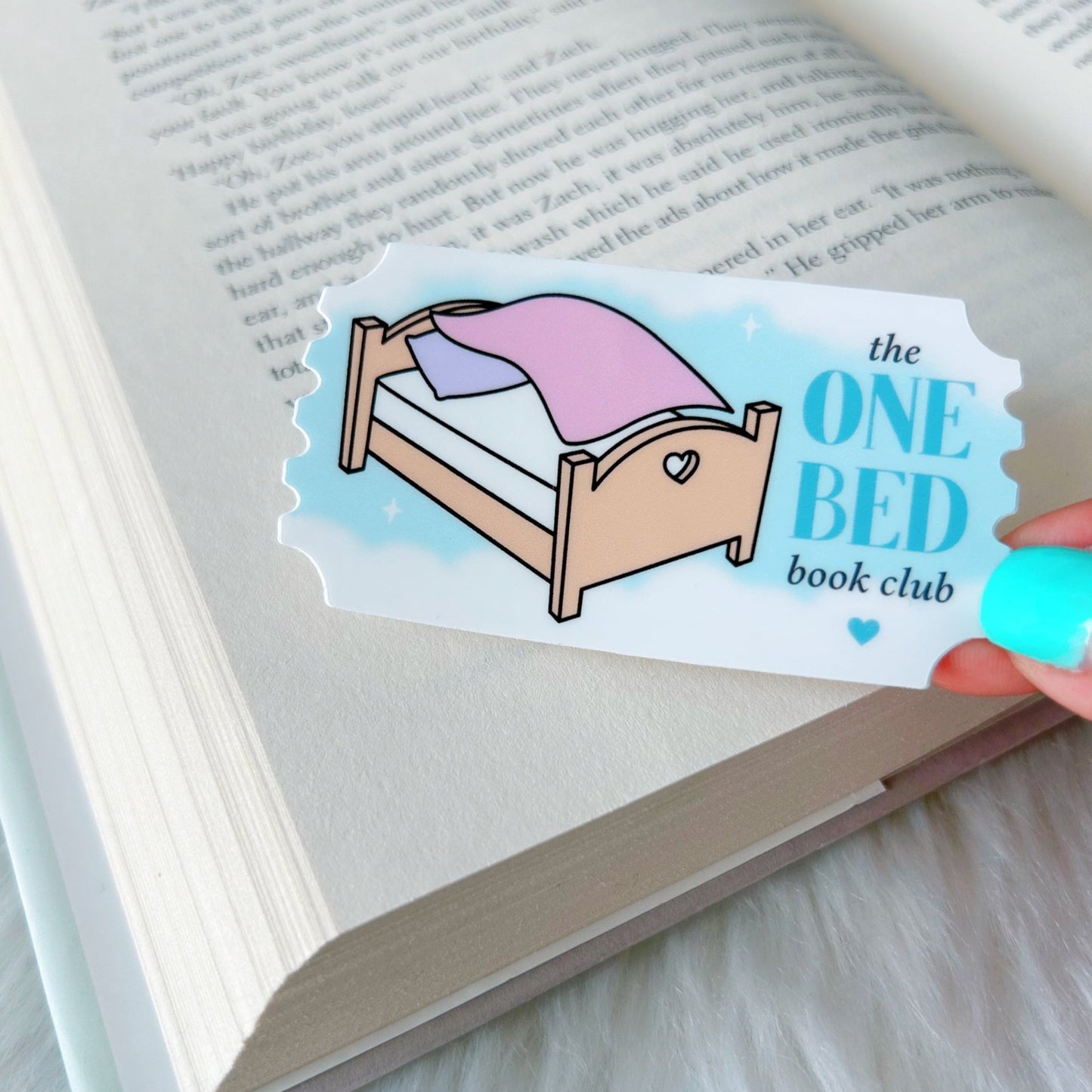 The One Bed Book Club Sticker