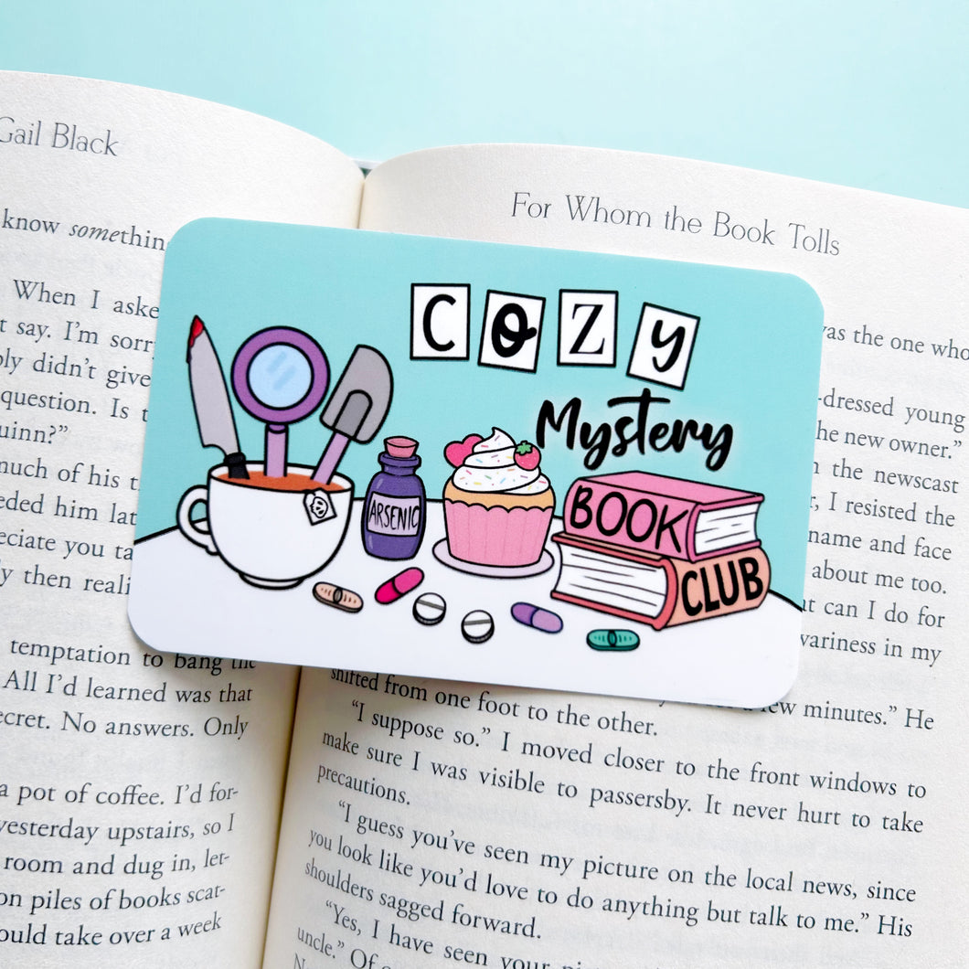 Cozy Mystery Club Bookmark
