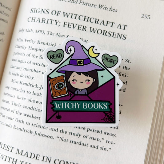 Read More Witchy Books Sticker