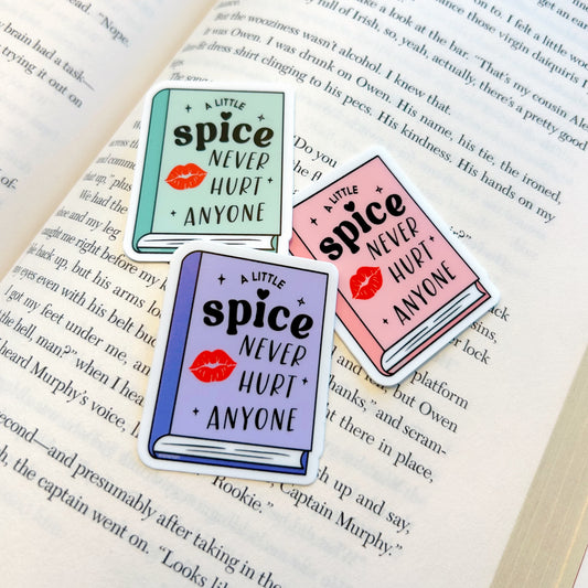 Mini Kiss A Little Spice Never Hurt Anyone Sticker