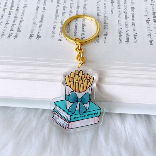 Fries and Fictional Guys Keychain