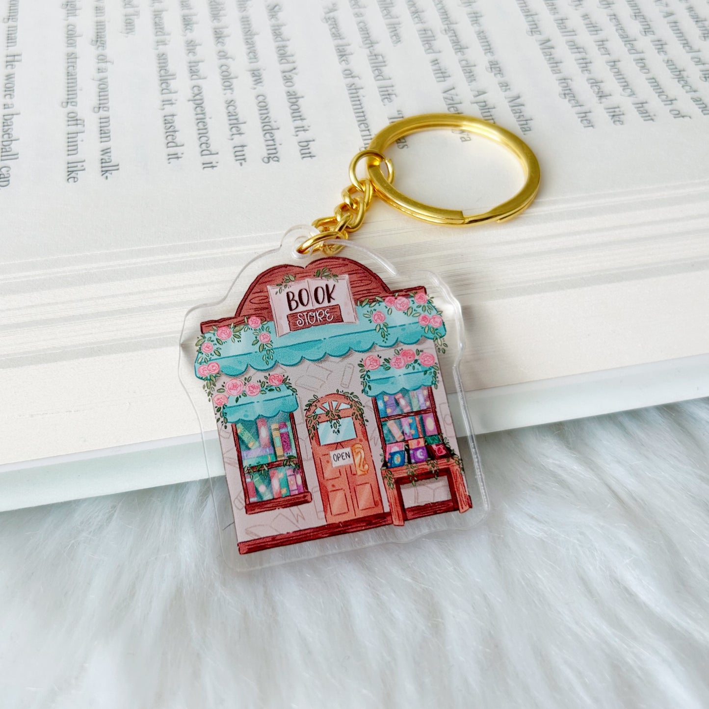 Bookstore Keychain