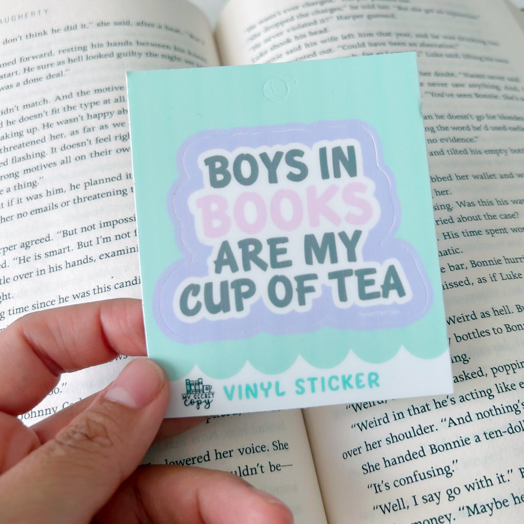 Misprint Boys in Books Sticker
