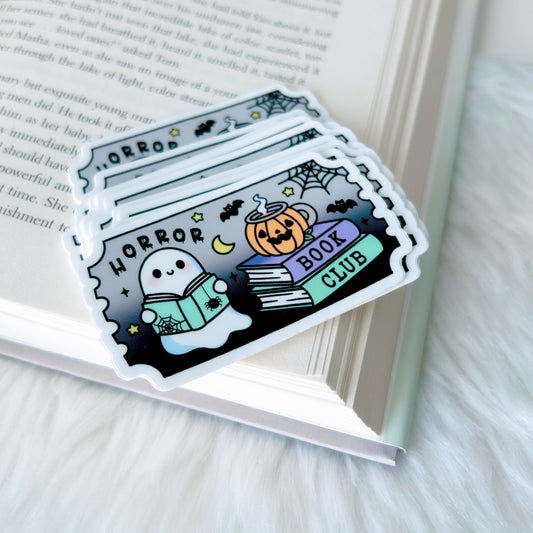 Horror Book Club Sticker