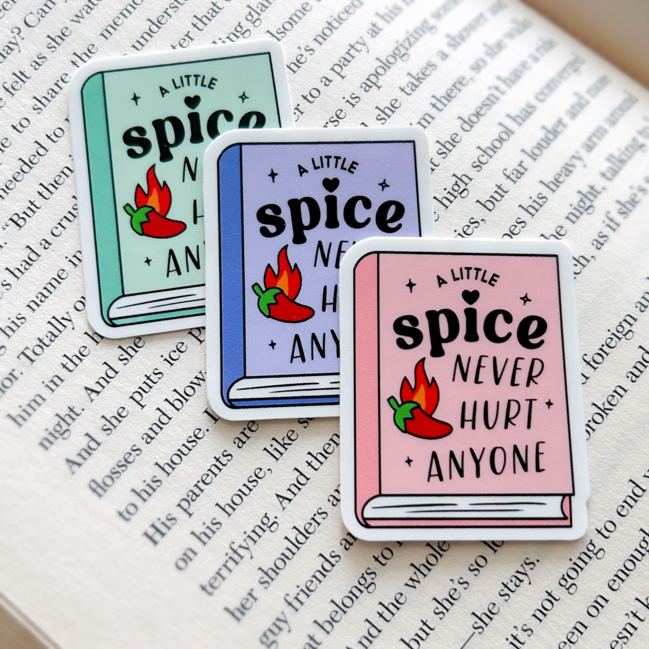 Mini Pepper A Little Spice Never Hurt Anyone Sticker