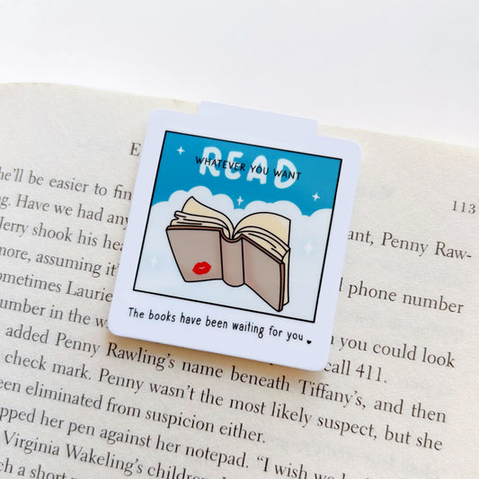 Read Whatever You Want Magnetic Bookmark