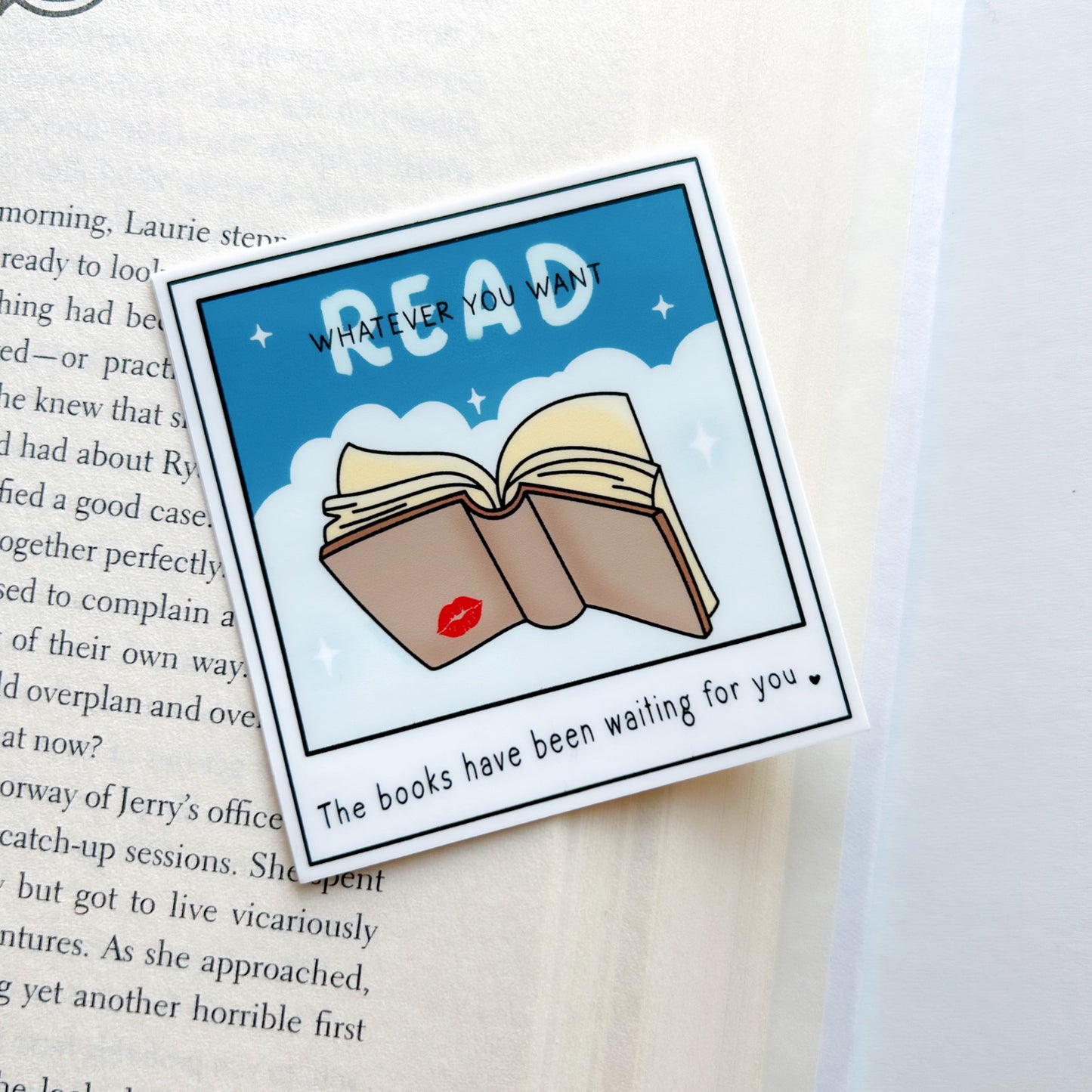 Read Whatever You Want Sticker