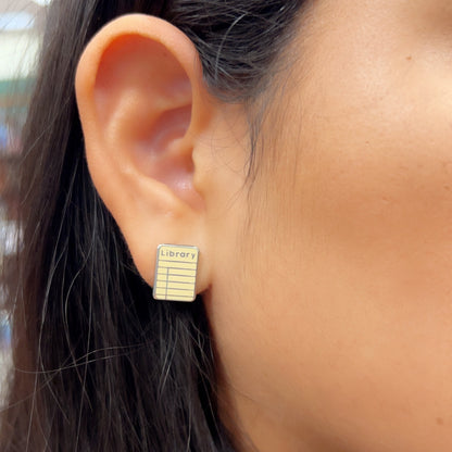 Library Earrings