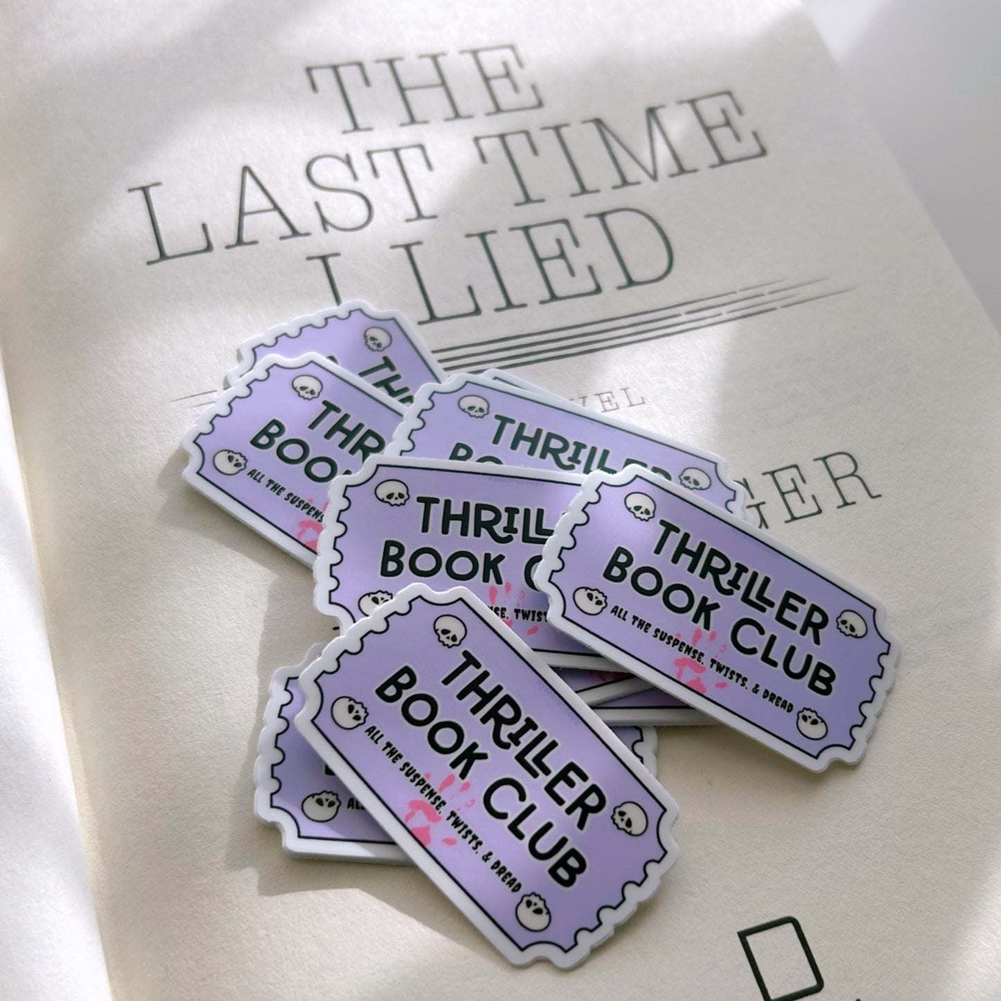 Mini Thriller Book Club Sticker