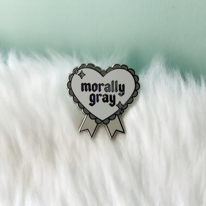 Morally Gray Enamel Pin