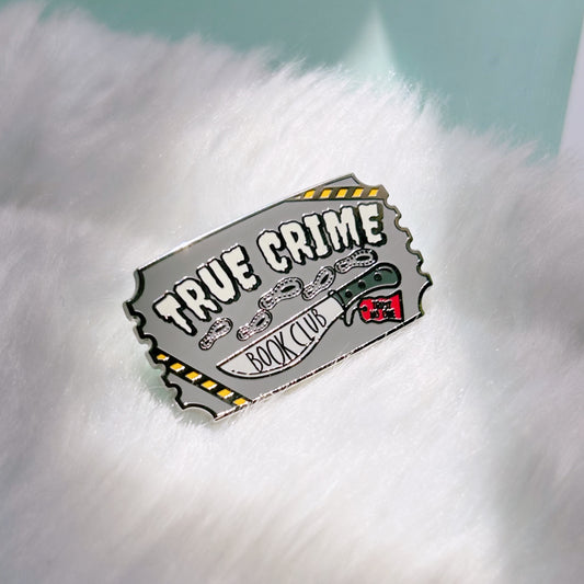 True Crime Book Club Enamel Pin