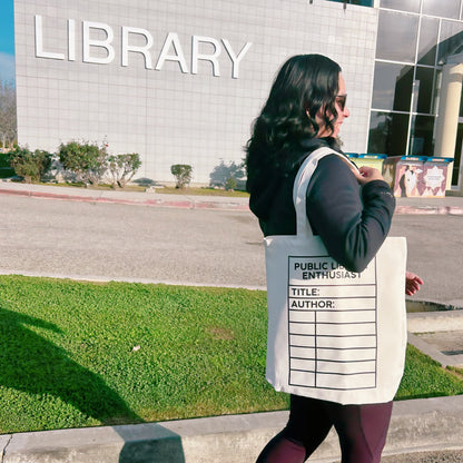 Public Library Enthusiast Tote Bag