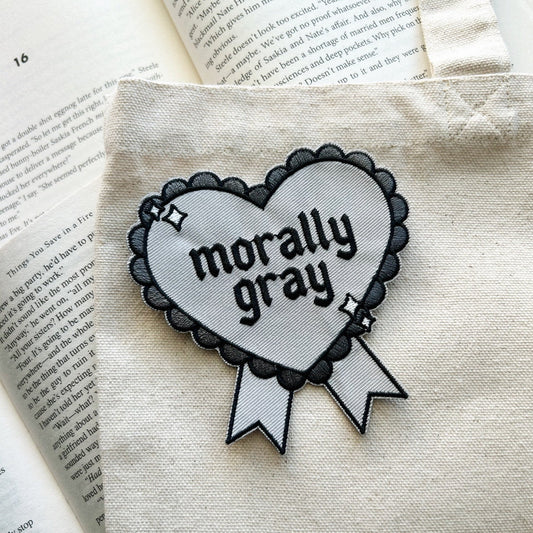 Morally Gray Iron on Patch