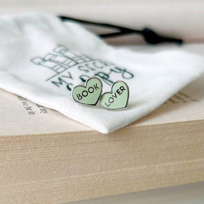 Green Book Lover Earrings