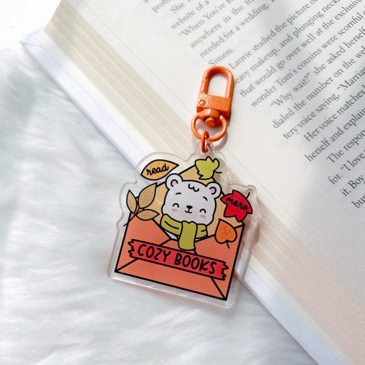 Read More Cozy Books Keychain