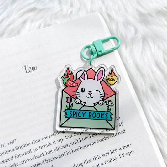 Read More Spicy Books Keychain